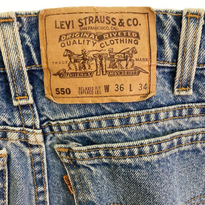 Levi's リーバイス 550 0289 RELAXED FIT テーパードデニムパンツ 90s ...