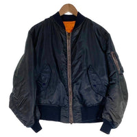 70's CONCORD INDUSTRIES コンコルドインダストリーズ MA-1 ナイロンフライトジャケット ネイビー 8279E Size L 福生店