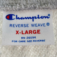 Champion チャンピオン C8-H105 リバースウィーブ 目無し フルジップパーカー グレー sizeXL 瑞穂店