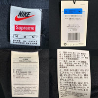 SUPREME シュプリーム 21SS NIKE ナイキ Half Zip Hooded Sweatshirt ハーフジップ プルオーバースウェットパーカー ブラック DB2842-010 Size M 福生店