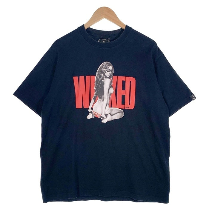 nitraid XL Tシャツ グラフィックプリント NITRAID ナイトレイド プリント Tシャツ ブラック 女性 Size XL