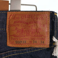 Levi's リーバイス S501XX デニムパンツ 1944年モデル 大戦モデル 復刻 ビッグE 赤耳 ボタン裏3015 インディゴ 44501-0088 Size W34 L34 福生店