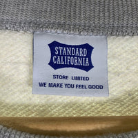 STANDARD CALIFORNIA スタンダードカリフォルニア SD Logo Crew Sweat Official Online Store Limited ロゴ クルーネック スウェット オンラインストア 限定品 グレー Size L 福生店