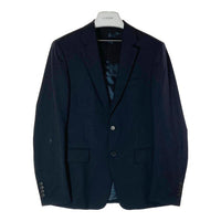 PRADA プラダ ACU1 2015 2104 UAF367 R141 1DY0 2つボタン ノッチドラベル 無地 テーラードジャケット スラックスパンツ スーツ セットアップ ネイビー size46S 瑞穂店