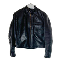 The REAL McCOY's リアルマッコイズ HARLEY-DAVIDSON ハーレーダビッドソン 50's復刻 ホースハイド シングル ライダースジャケット ブラック size34 瑞穂店