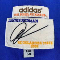 80's adidas アディダス SAVAGES Dennis Rodman デニス・ロッドマン ゲームシャツ ユニフォーム ブルー Size XXL 福生店