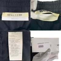 1017 ALYX 9SM アリクス 22AW ZIPOFF TRACKPANT ジップオフ トラックパンツ ブラック AAMPA0291 Size M 福生店