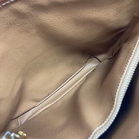 CELINE セリーヌ ヴィンテージ ショルダー ハンドバッグ マカダム トリオンフロゴ バケツ型 PVCレザー ブラウン 瑞穂店
