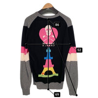 MARK&LONA マークアンドロナ Belleville Cahemere Sweater カシミヤ クルーネックセーター グレー MLM-2D-AB07 ゴルフ Size 48 福生店