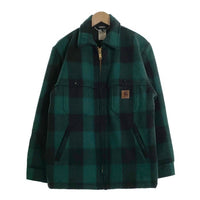 CARHARTT カーハート ウール キルティング メルトン チェック ジャケット グリーン 05055-120 Size L 福生店