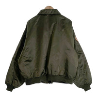 ~90's Sportsmaster スポーツマスター フライトジャケット オリーブ 中綿 ワッペン USA製 IDEAL Size XXL 福生店
