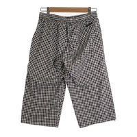 00's NIKE ナイキ ギンガムチェック クロップドパンツ ブラック ホワイト ポリエステル Size M 福生店