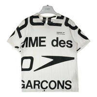 COMME des GARCONS コムデギャルソン SPEEDO スピード OQ-T122 総柄グラフィックTシャツ ホワイト sizeM 瑞穂店