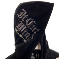 Norton ノートン フェイクスウェード ジップアップパーカー ブラック 裏ボア 243N1311A Size L 瑞穂店