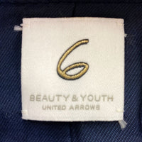 ROKU BEAUTY&YOUTH ロク ビューティーアンドユース ダブル テーラードジャケット ネイビー size38 瑞穂店