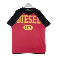 DIESEL ディーゼル A03882 ラグラン ロゴ Tシャツ ブラック sizeXL 瑞穂店