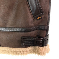ALPHA INDUSTRIES アルファインダストリーズ TA1469-068 B-3 ムートンジャケット ブラウン sizeS 瑞穂店