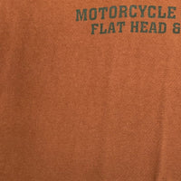 GLORY PARK グローリーパーク Red Chief プリントTシャツ ブラウン フラットヘッド Size 40 福生店