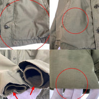 60's-80's U.S NAVY 米海軍 デッキジャケット ステンシル オリーブ Size L相当 福生店