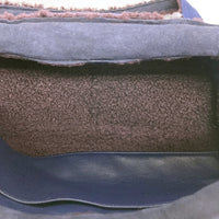 CHANEL シャネル ムートン ショルダーバッグ ネイビー 瑞穂店