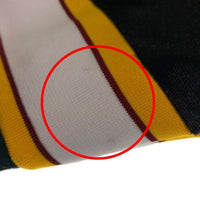 Mitchell & Ness ミッチェルアンドネス NFL Washington Redskins ワシントン レッドスキンズ 半袖 フッドボール シャツ ジャージ ブラック レッド イエロー ホワイト USA製 Size 52 福生店