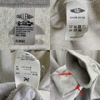 CHALLENGER チャレンジャー 23AW RACING LOGO C/N SWEAT ロゴ クルーネック スウェットトレーナー グレー CLG-SW 023-008 Size XL 福生店