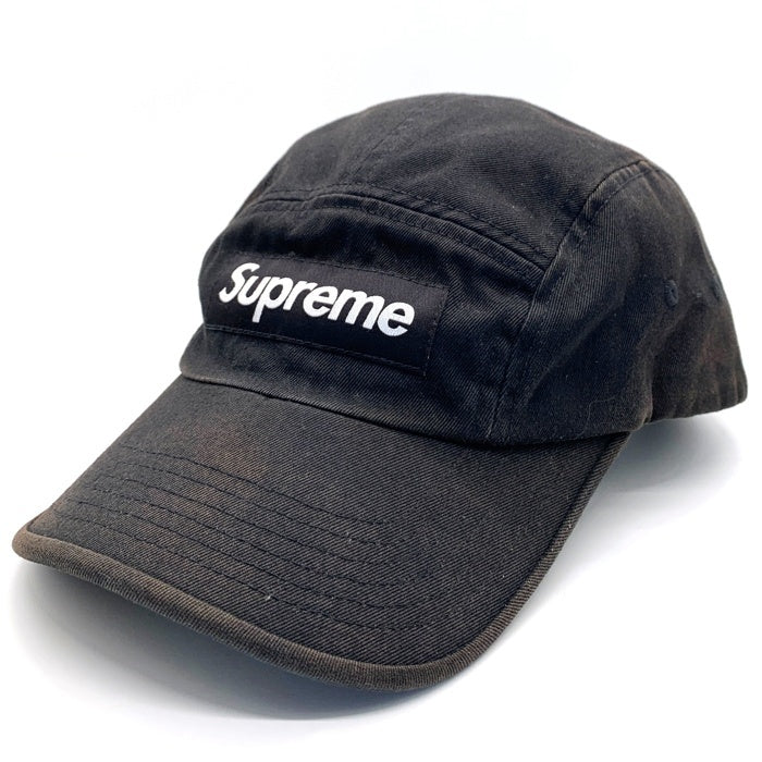 Supreme Washed Chino Twill Camp Cap ブラック Supreme シュプリーム Washed Chino Twill Camp Cap ツイルキャンプ