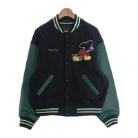 SUPREME シュプリーム NUMBER (N)INE ナンバーナイン 25AW Mickey Mouse Varsity Jacket ミッキーマウス バーシティジャケット ブラック グリーン Size M 福生店