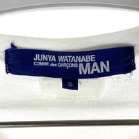 JUNYA WATANABE COMME des GARCONS MAN ジュンヤワタナベ コムデギャルソンマン WR-T003 AD2016 パッチワーク Tシャツ ホワイト sizeS 瑞穂店