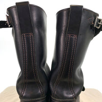 Wesco ウエスコ BOSS ボス レザーエンジニアブーツ ブラック スチールトゥ ビブラム430 11/07 Size 9E (27cm) 福生店