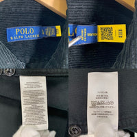 POLO RALPH LAUREN ポロ ラルフローレン Full Zip Over Shirt ジップアップ コーデュロイジャケット ブラック Size L 福生店