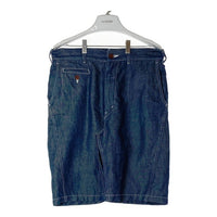JUNYA WATANABE COMME des GARCONS MAN ジュンヤワタナベ コムデギャルソンマン WK-P020 AD2012 リネン混 デニムショートパンツ インディゴ sizeM※ヒップ右ポケットボタン欠品 瑞穂店