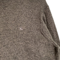 BURBERRY LONDON バーバリーロンドン ウール クルーネックセーター グレー 素材表記無し Size L 福生店