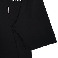オールナイトサウナ ヘンリーネック 半袖スウェット トップス ブラック Size M 福生店