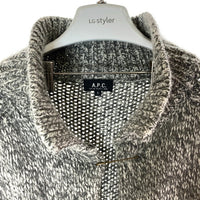A.P.C. アーペーセー 畦編みウールコート グレー sizeS 瑞穂店