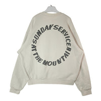 CPFM カクタスプラントフリーマーケット 19SS SUNDAY SURVICE HOLY SPIRIT クルーネックスウェットトレーナー アイボリー Size L 瑞穂店
