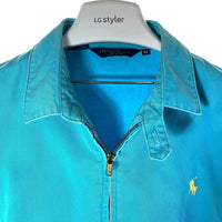Polo Ralph Lauren ポロラルフローレン 80's USA製 スイングトップ ターコイズブルー sizeM 瑞穂店
