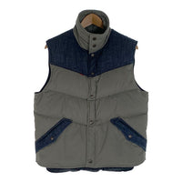 Levi's RED TAB リーバイス デニム切替 ダウンベスト インディゴ グレー 72403-96 Size L 福生店