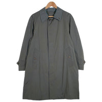 60~70's Burberrys バーバリー ステンカラーコート 比翼 玉虫 ポリエステル コットン ネーム入り 英国製 Size メンズS-M相当 福生店