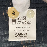 STAR OF HOLLYWOOD スターオブハリウッド ドビーコットン オープンカラーシャツ 半袖 ブラック SH39320 Size L 福生店