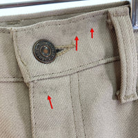 Levi's リーバイス 10517 6122 USA製 SCOVILLジップ STA-PREST スタプレスト フレアパンツ ブラウン size36 瑞穂店