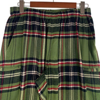 SUPREME シュプリーム 20AW Tartan Flannel Skate Pant タータンチェック フランネルスケートパンツ グリーン Size M 福生店