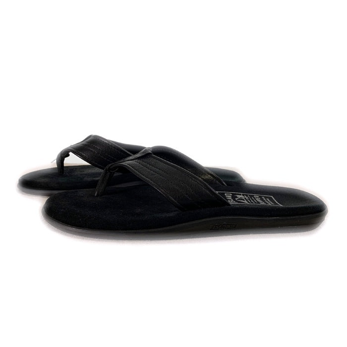 アイランドスリッパ　スウェードレザーブラック サイズ8 ISLAND SLIPPER アイランドスリッパ レザー スウェード トング