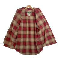 FIELD & STREAM フィールド アンド ストリーム 長袖 オンブレ チェック シャツ レッド Size XL-TALL 福生店