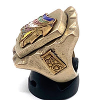 40's MEXICAN BIKER RING メキシカン バイカーリング インディアンモチーフ 合金 Size 15号 福生店