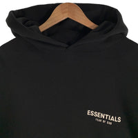 ESSENTIALS エッセンシャルズ バックフォトプリント プルオーバースウェットパーカー ブラック Size L 福生店