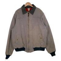80's Carhartt カーハート ダック地 ウエスタンヨーク ワークジャケット グレー 100周年 赤キルティングライナー Size L 相当 福生店