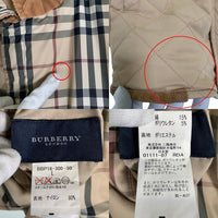 BURBERRY バーバリー リバーシブルジャケット キルティング 中綿 ベージュ ノバチェック BBP16-300-50 Size L 福生店