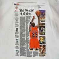 90-00's NBA Over Time The greatest of all-time フォトプリントTシャツ ホワイト フルーツオブザルーム Size XL 福生店