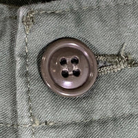 DESCENDANT ディセンダント ミリタリーカーゴショーツ ショートパンツ グリーン 裾カットオフ Size 3 福生店